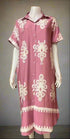 Ladies Casual Collar Down Short Sleeves Shirt Dress